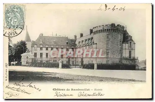 Cartes postales Chateau de Rambouillet Entree