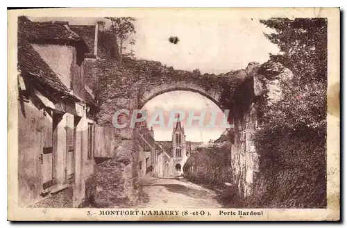 Cartes postales Montfort l'Amaury S et O Porte Bardoul