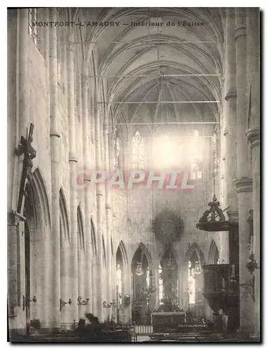 Cartes postales Montfort l'Amaury Interieur de l'Eglise