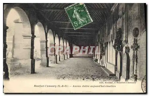 Cartes postales Montfort l'Amaury S et O Ancien cloitre aufourd hui cimetiere