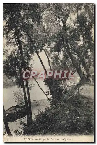 Ansichtskarte AK Poissy Berges du Boulevard Migneaux