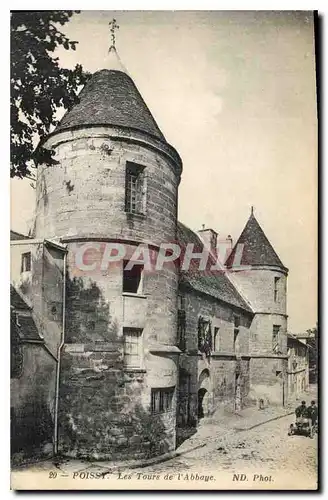 Ansichtskarte AK Poissy Les Tours de l'Abbaye