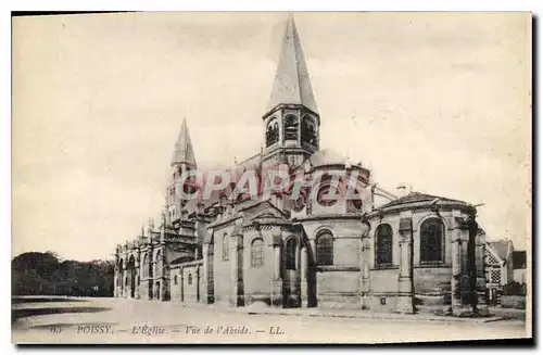 Ansichtskarte AK Poissy l'Eglise Vue de l'Abside