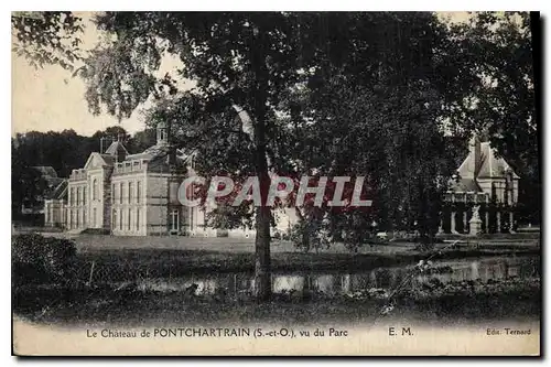 Ansichtskarte AK Le Chateau de Pontchartrain S et O vu du Parc