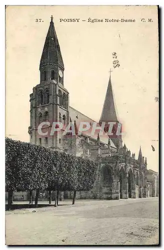 Cartes postales Poissy Eglse Notre Dame