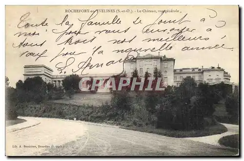 Cartes postales Rochefort en Yvelines S et O Le Chateau vue generale