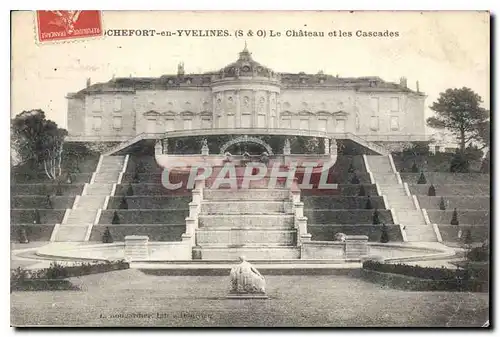 Cartes postales Rochefort en Yvelines S et O Le Chateau et les Cascades