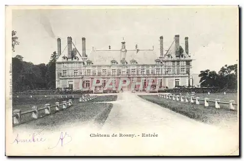 Cartes postales Chateau de Rosny Entree