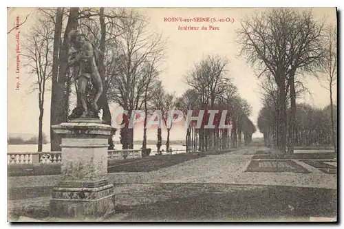 Cartes postales Rosny sur Seine S et O Interieur du Parc