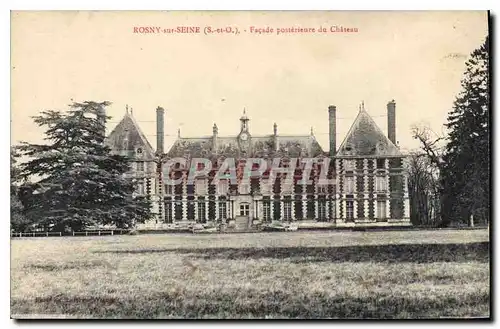 Cartes postales Rosny sur Seine S et O Facade posterieure du Chateau