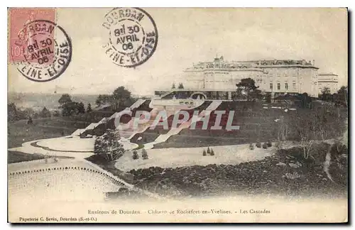 Cartes postales Environs de Dourdan Chatean de Rochefort en Yvelines Les Cascades