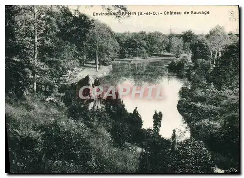 Ansichtskarte AK Environs d'Orphin S et O Chateau de Sauvage