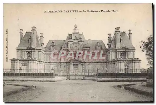 Cartes postales Maisons Laffitte Le Chateau Facade Nord