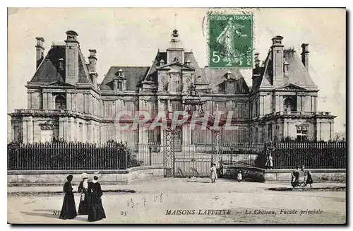 Cartes postales Maisons Laffitte Le Chateau Facade principale