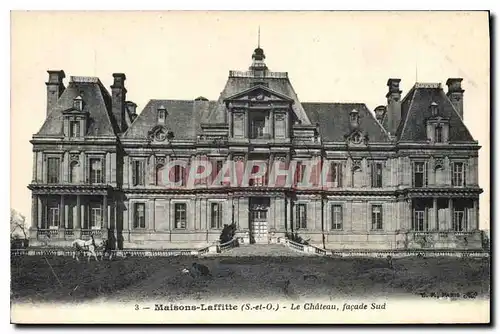 Cartes postales Maisons Laffitte S et O Le Chateau Facade Sud