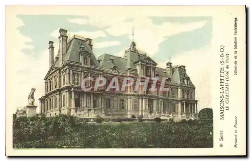 Cartes postales Maisons Laffitte S & O Le Chateau Cote du Parc