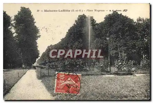 Cartes postales Maisons Laffitte S et O Place Wagram