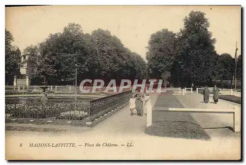 Cartes postales Maisons Laffitte Place du Chateau