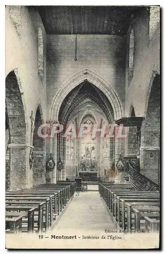 Cartes postales Montmort Interieur de l'Eglise