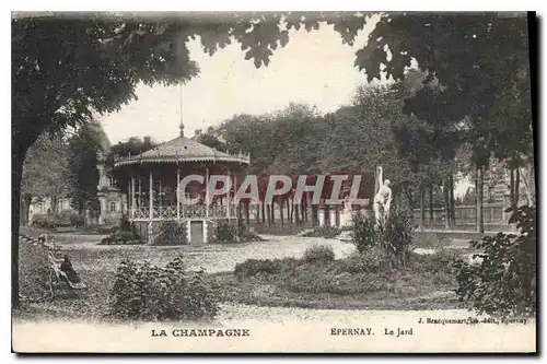 Cartes postales La Champagne Epernay Le Jard