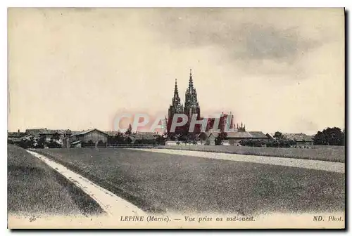 Cartes postales Lepine Marne Vue prise au sud ouest