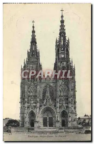 Ansichtskarte AK Lepine Marne Baslique Notre Dame la Facade