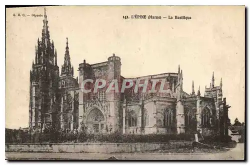 Ansichtskarte AK L'Epine Marne La Basilique