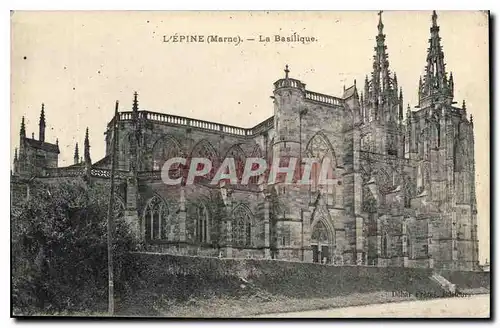 Ansichtskarte AK L'Epine Marne La Basilique