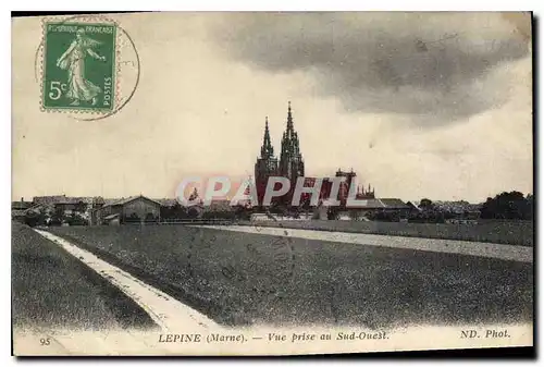 Ansichtskarte AK Lepine Marne Vue prise au sud Ouest