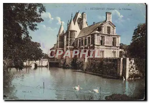 Ansichtskarte AK Esternay Marne Le Chateau