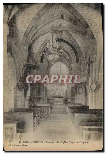 Cartes postales Jalons les Vignes Interieur de l'Eglise