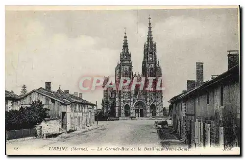 Ansichtskarte AK L'Epine Marne La Grande et la Basilique  Notre Dame