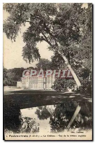 Ansichtskarte AK Pontchartrain S et O Le Chateau Vue de la riviere anglaise