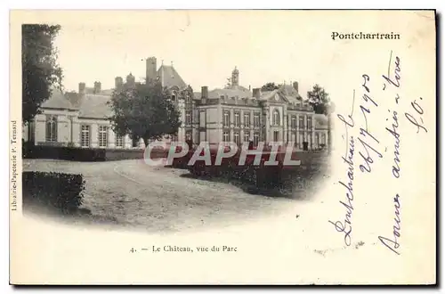 Cartes postales Le Chateau vue du Parc Pontchartain