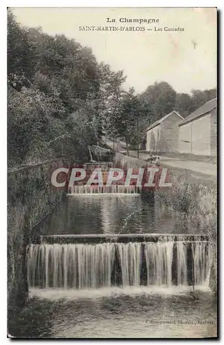 Cartes postales Saint Martin d'Ablois Les Cascades