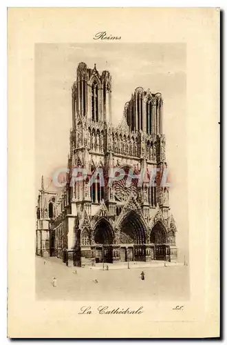 Cartes postales Reims Le Cathedrale