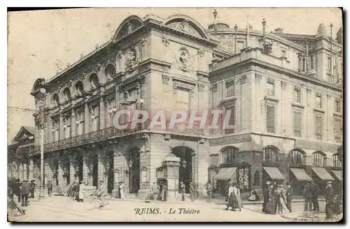 Cartes postales Reims Le Theatre