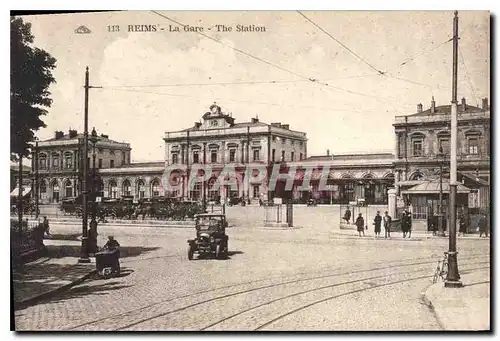 Cartes postales Reims La Gare