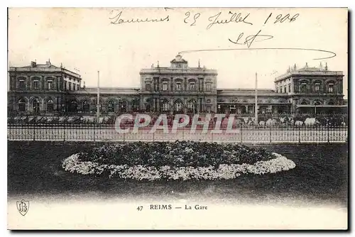 Cartes postales Reims La Gare