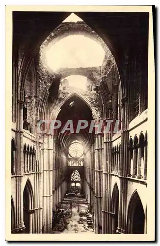 Cartes postales Les Ruines de la Grande Guerre Reims La Cathedrale vue de l'effondrement de la voute et le Grand