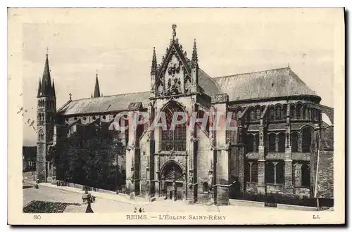 Ansichtskarte AK Reims L'Eglise Saint Remy