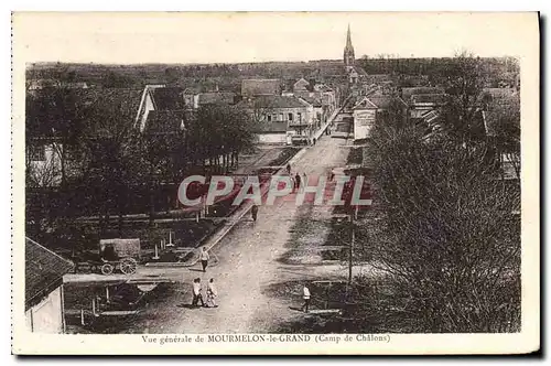 Cartes postales Vue generale de Mourmelon le Grand Camp de Chalons