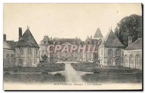 Ansichtskarte AK Montmirail Marne Le Chateau