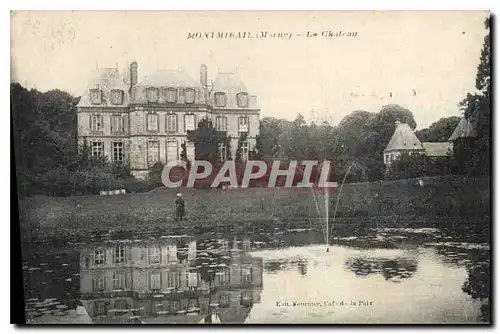 Ansichtskarte AK Montmirail Marne Le Chateau