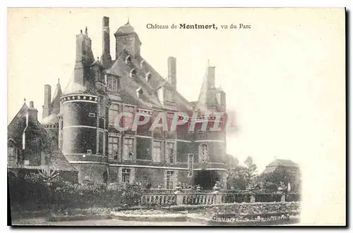 Cartes postales Chateau de Montmort vu du Parc