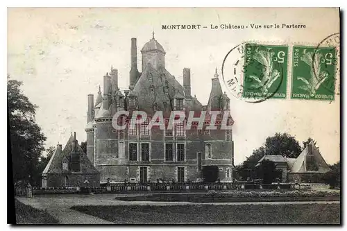 Cartes postales Montmort Le Chateau Vue sur la Perterre