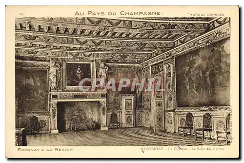 Cartes postales Montmort Le Chateau La Salle des Gardes