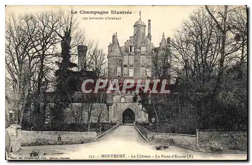 Cartes postales Montmort Le Chateau La Porte d'Entree