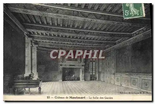 Cartes postales Chateau de Montmort La Salle des Gardes