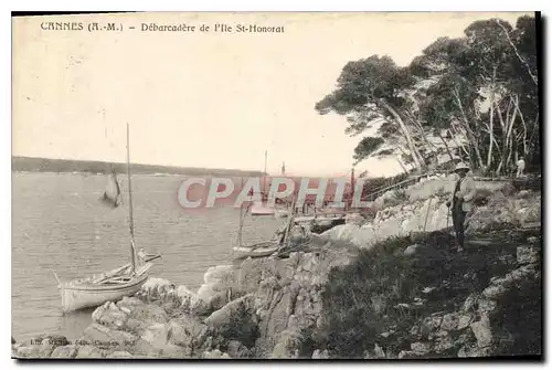 Cartes postales Cannes AM Debarcadere de I'lle St Honorat